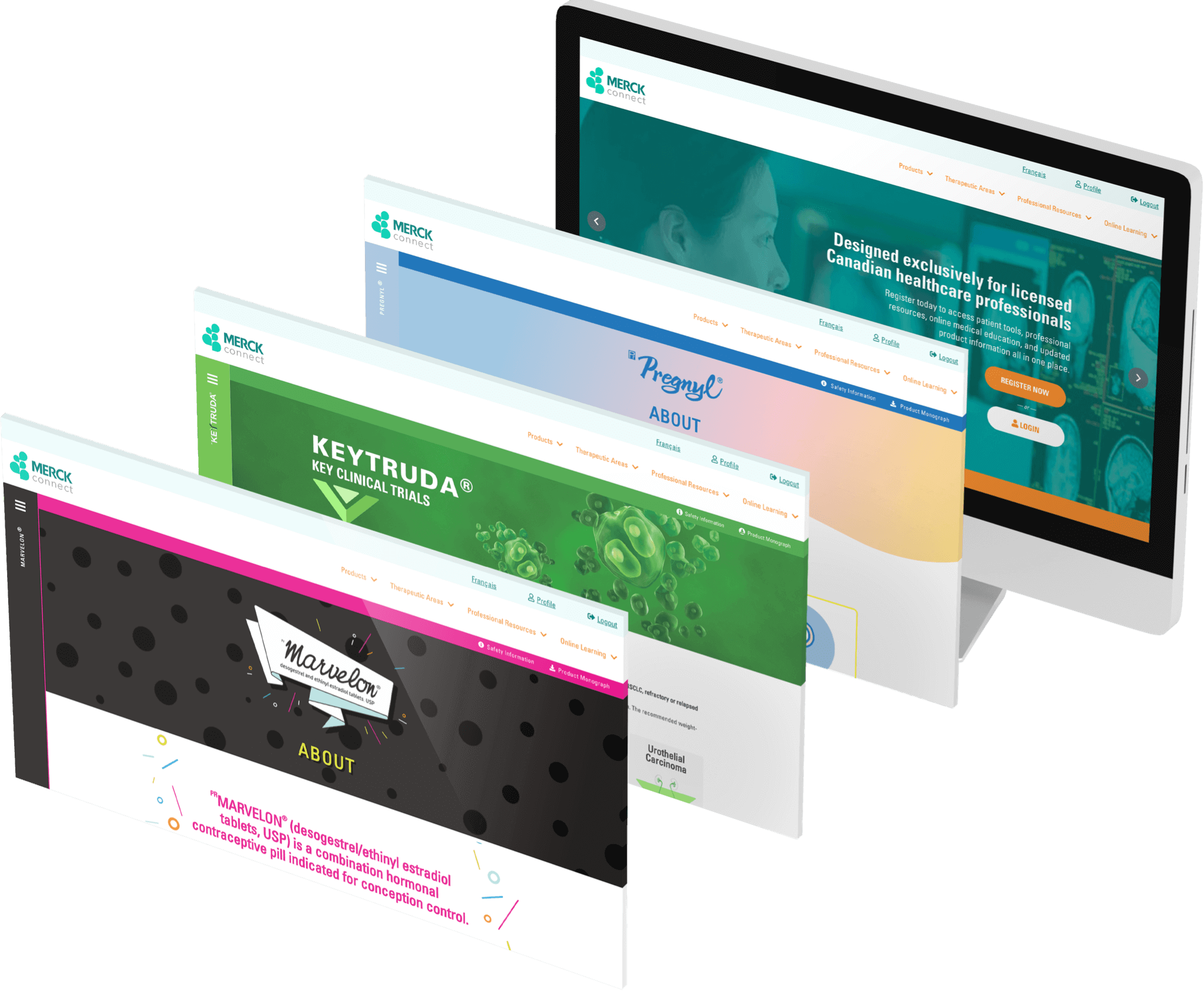 Merck Connect and branded sites